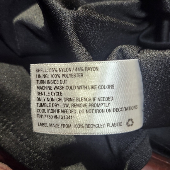 Velvet Burnout Off Shoulder peasant Mini Dress Dark Floral Xhiliration size sma… - Picture 7 of 10